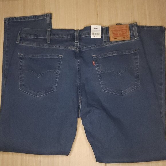 Levi's New Mens 511 Slim Denim Jeans 38x30 - Picture 2 of 9